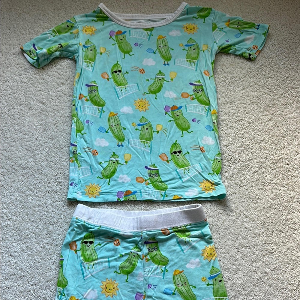 Little Sleepies Pickle Power Short Sleeve/Short PJ